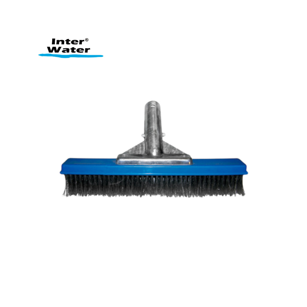 Cepillo cerdas de acero inox., 10" (recto para muro)