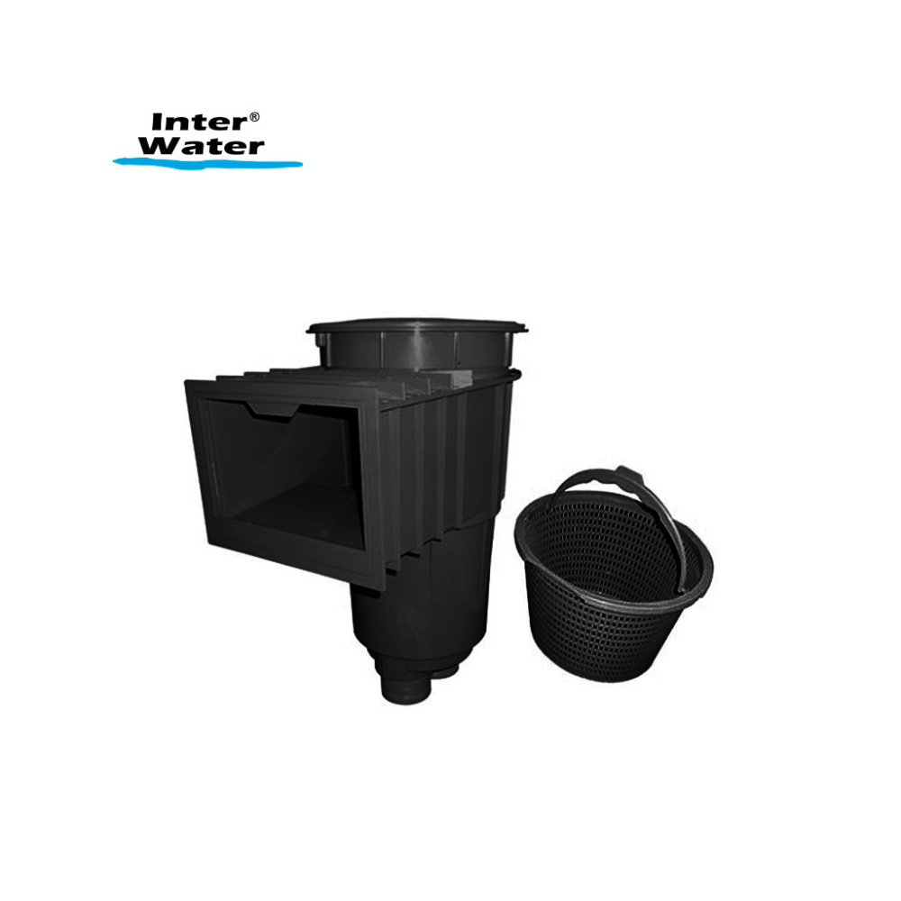 Desnatador negro con canastilla con agarradera 2"