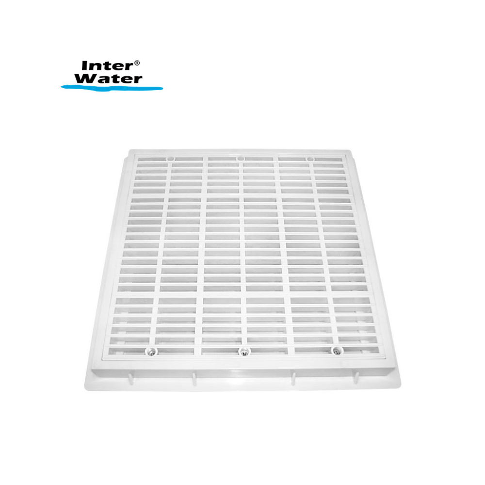 Rejilla cuadrada de 12" x 12", blanca
