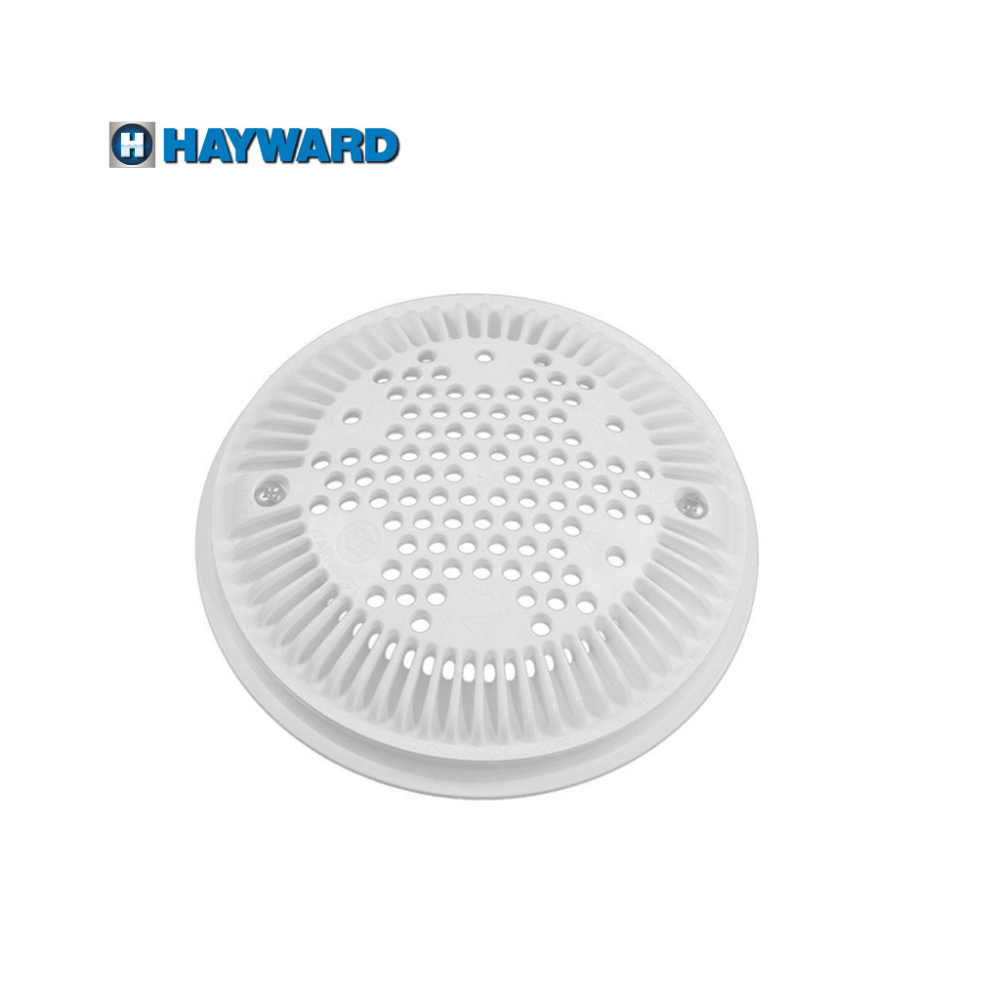 Rejilla y marco circular 7 1/2", 2 piezas - anti atrape