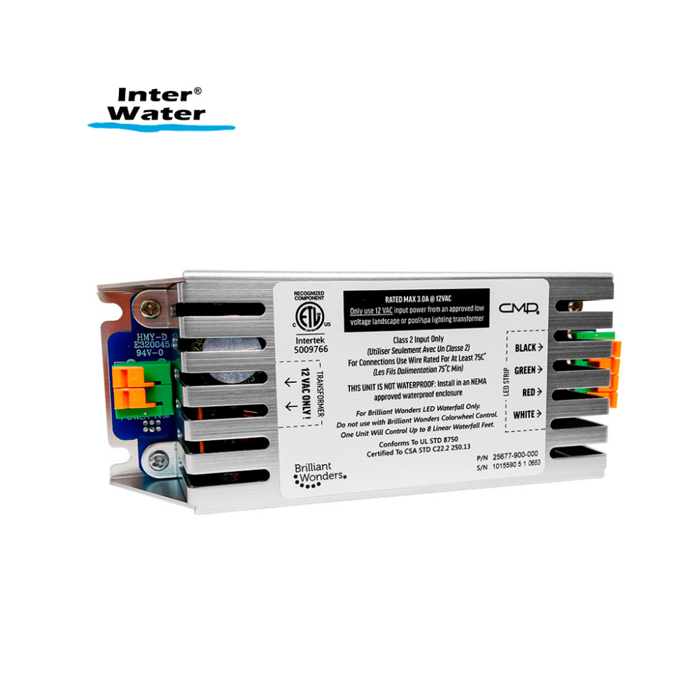 Adaptador para automatización de leds de cascadas de labio Inter Water